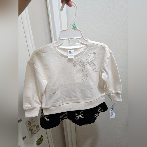 Carter's Black Skirt with Decorative Pattern - Picture 4 of 7